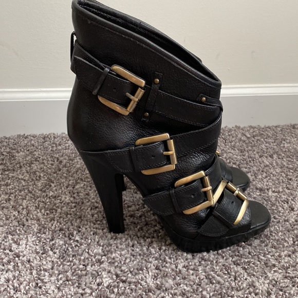 Aldo Peep Toe Booties size 38 - Picture 1 of 6